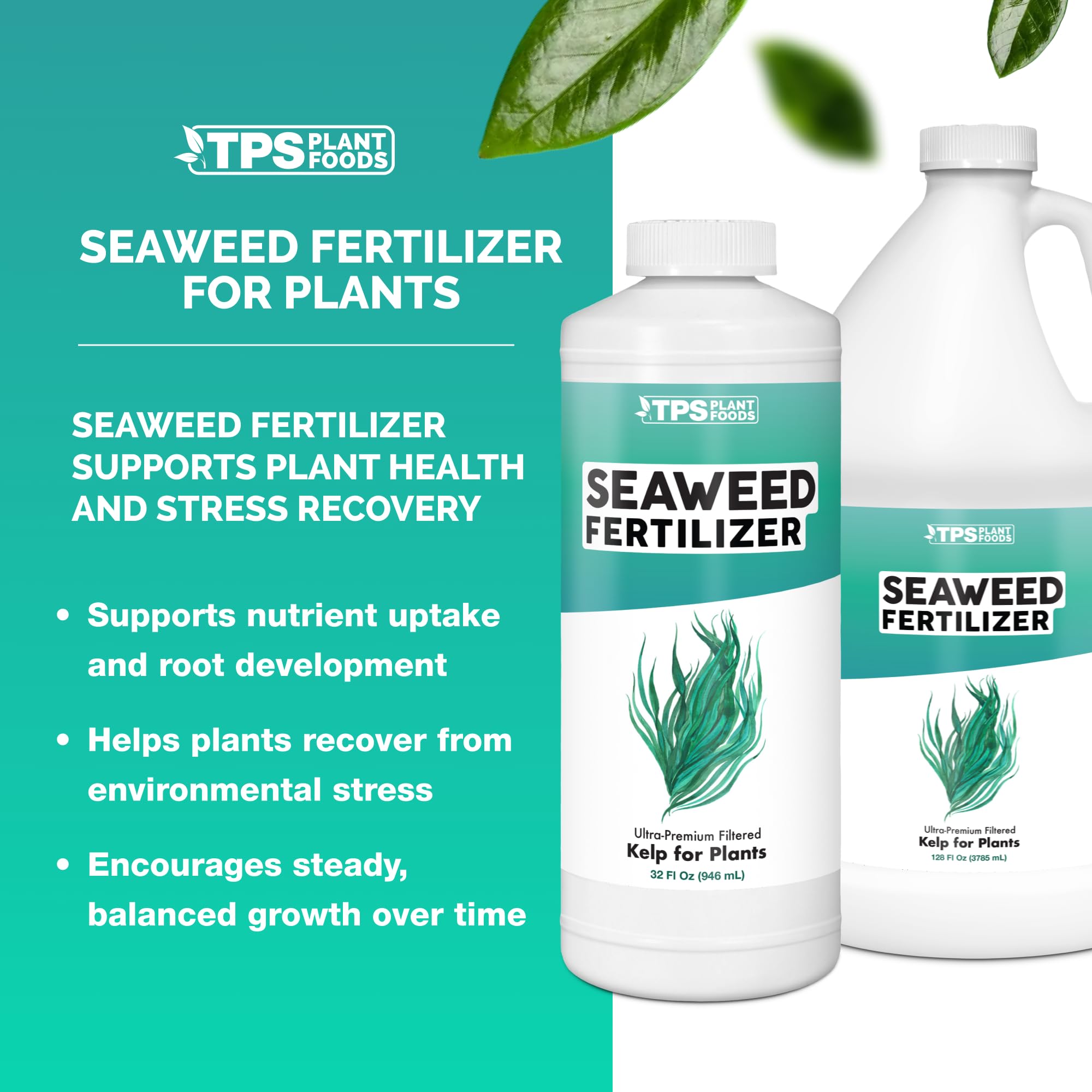 TPS NUTRIENTS Seaweed Fertilizer promotes root development for stronger plants