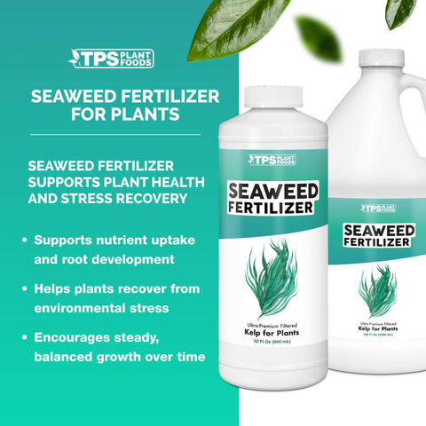 TPS NUTRIENTS Seaweed Fertilizer promotes root development for stronger plants