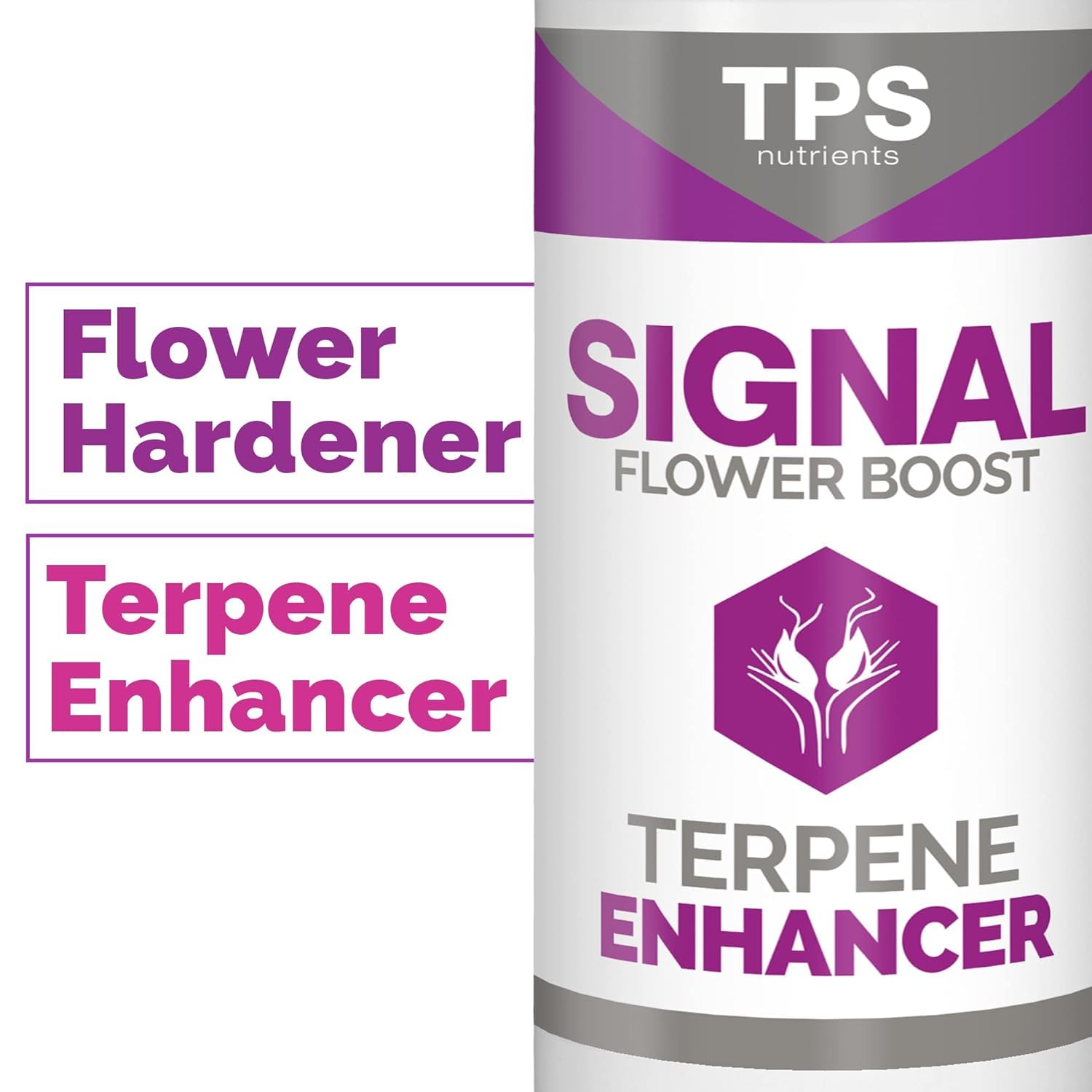 TPS Nutrients Signal Terpene Enhancer being mixed into solution for uptake.