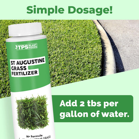 TPS NUTRIENTS St Augustine application spreads evenly for uniform color and growth.