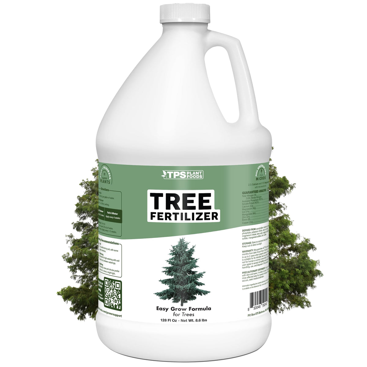 TPS NUTRIENTS Tree Fertilizer bottle pour for easy root-boosting application.