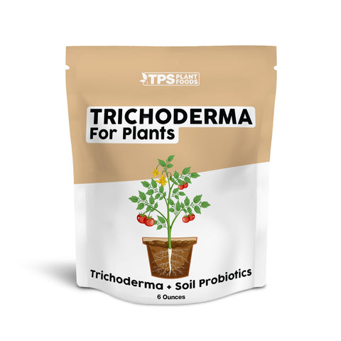 TPS NUTRIENTS Trichoderma bottle pour aids even application for stronger root development.