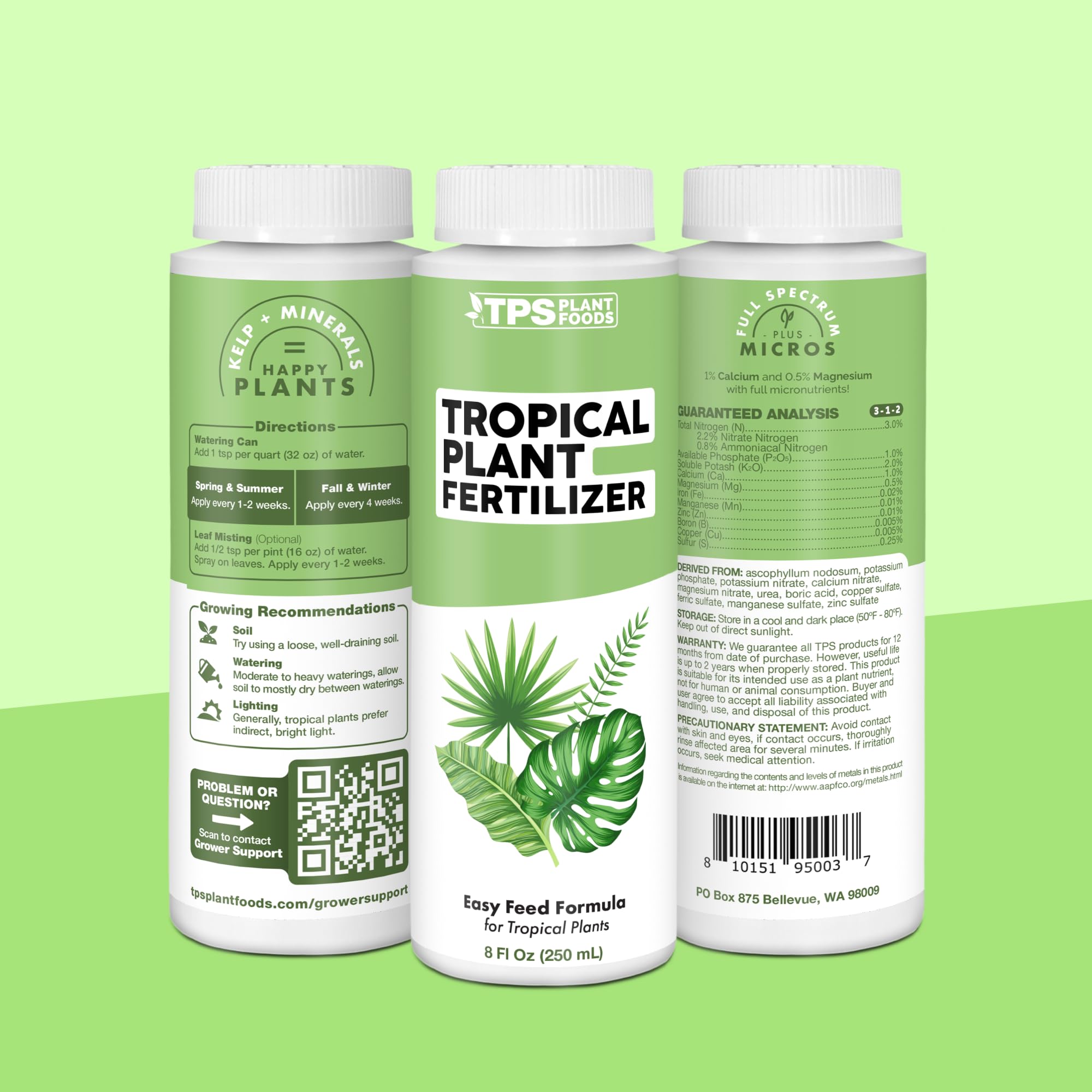 TPS NUTRIENTS bottle and packaging designed for easy use
