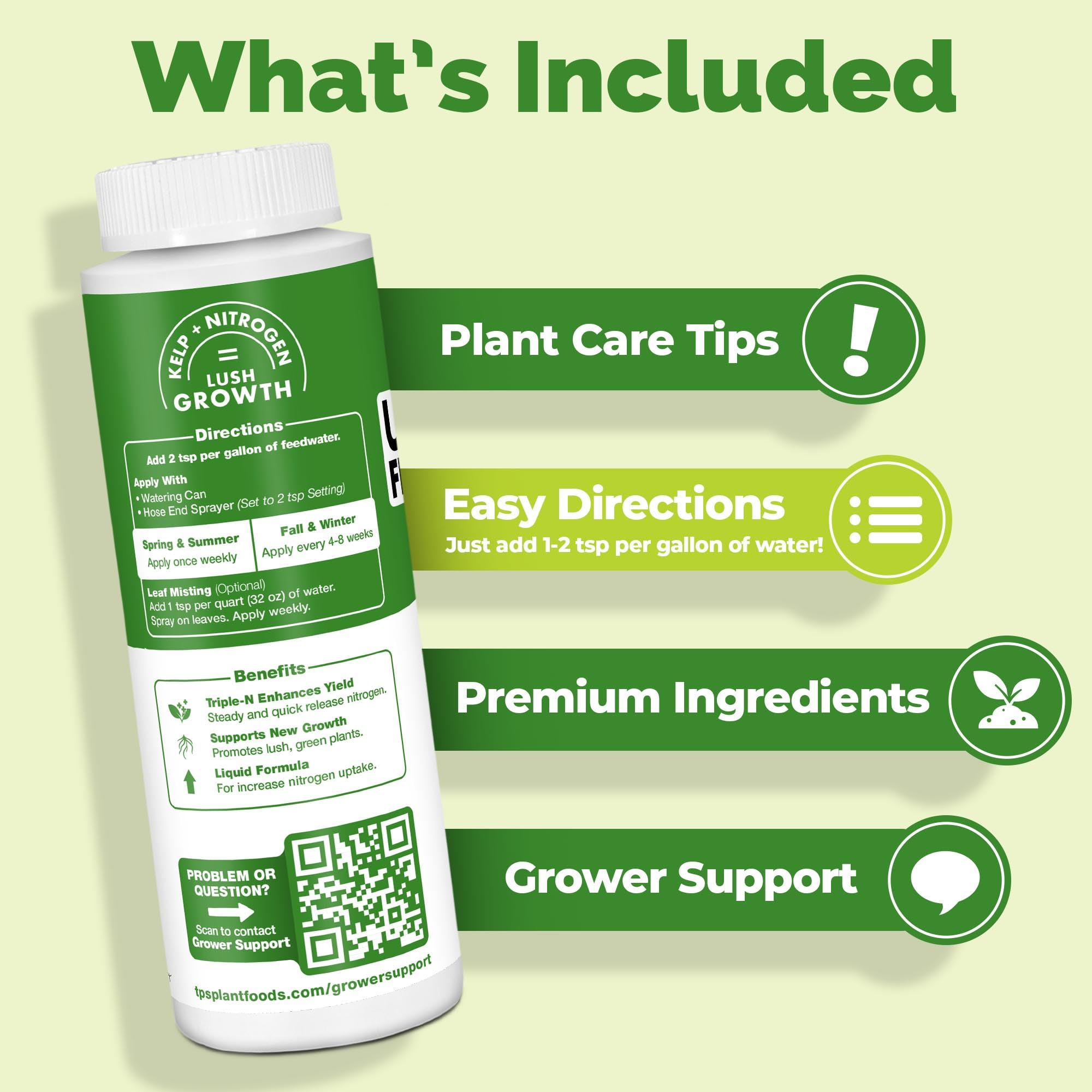 Made in USA TPS Nutrients packaging signals trusted lawn care