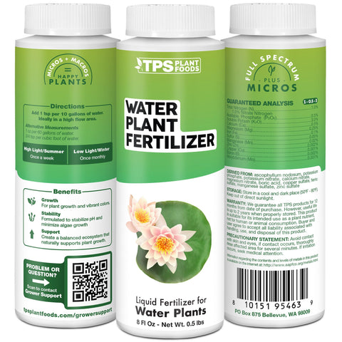 TPS NUTRIENTS water plant fertilizer indoor-growing setup supports easy aquatic care