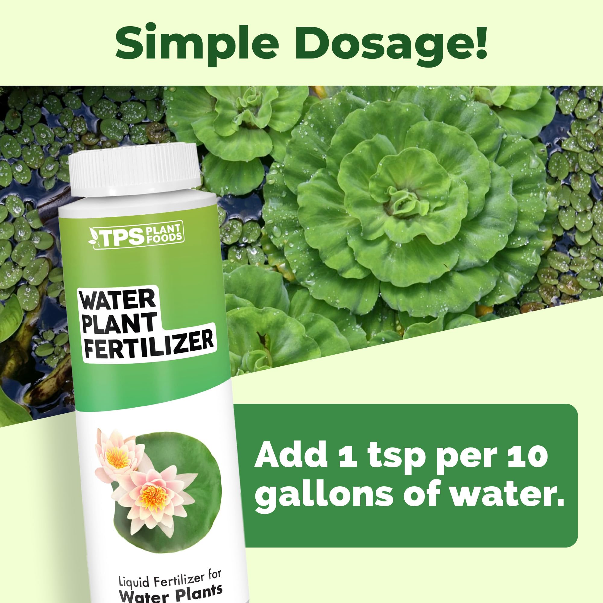 TPS NUTRIENTS water plant fertilizer root-development shot highlights stronger roots