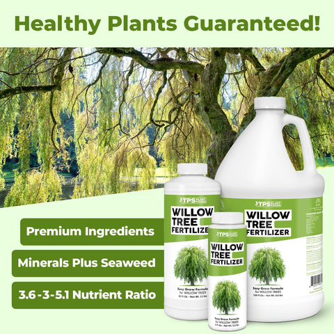 TPS NUTRIENTS Willow fertilizer liquid form boosts healthy foliar color and vigor.