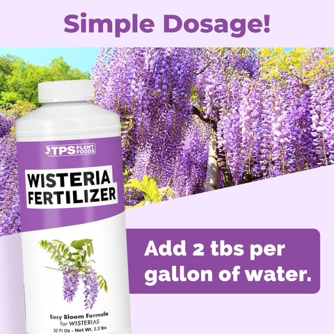 TPS NUTRIENTS Wisteria Fertilizer strong-vines promotes vigorous climbing growth
