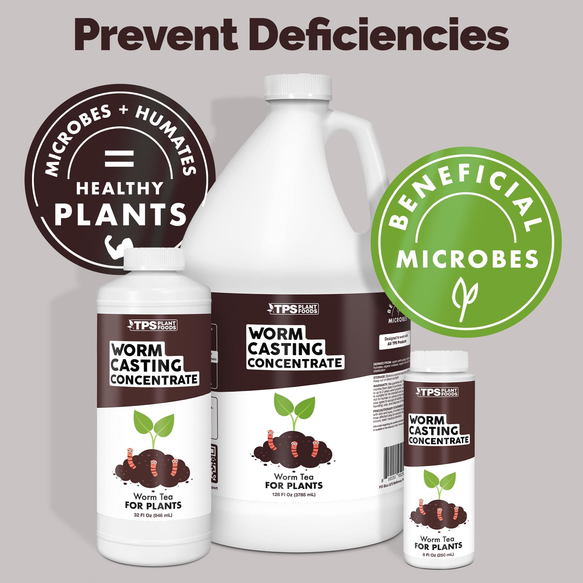 TPS NUTRIENTS Worm Casting Tea Concentrate pour demonstrates microbial boost for healthier soil