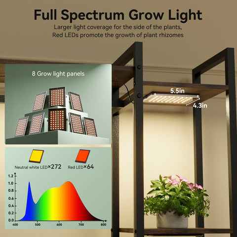 TQFLXUJO iron frame provides sturdy support for heavy plant loads.