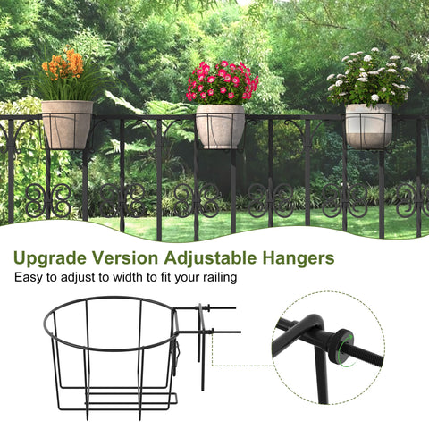 TQVAI 8.5-inch diameter planter basket ready for versatile plant options