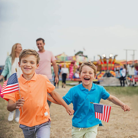 TRA flag set suitable for parades, memorials, and national holidays