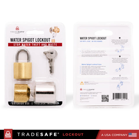 TRADESAFE chrome plated cover close-up shows rugged protection for hoses.