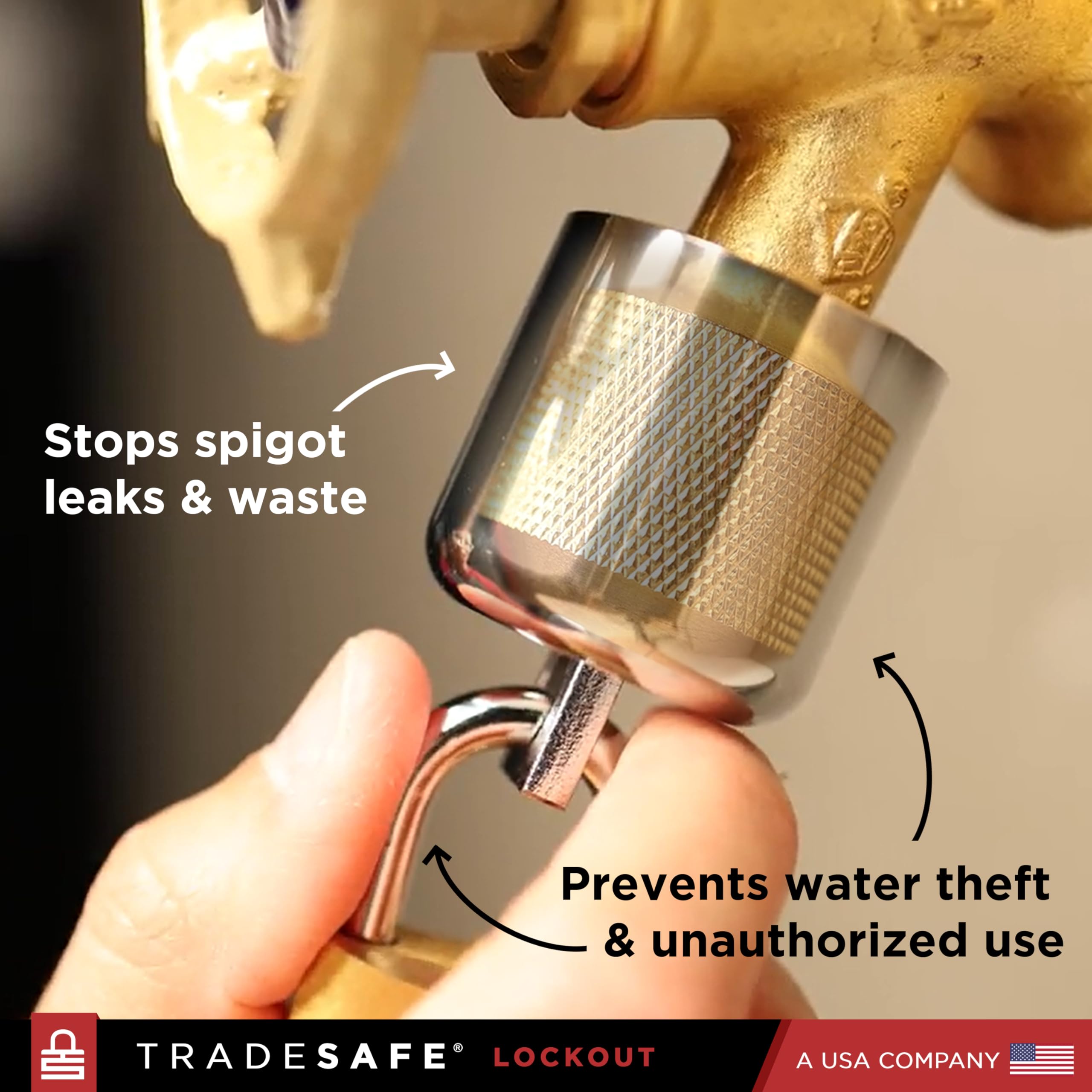 TRADESAFE free spinning mechanism keeps the inner fitting secure during use.