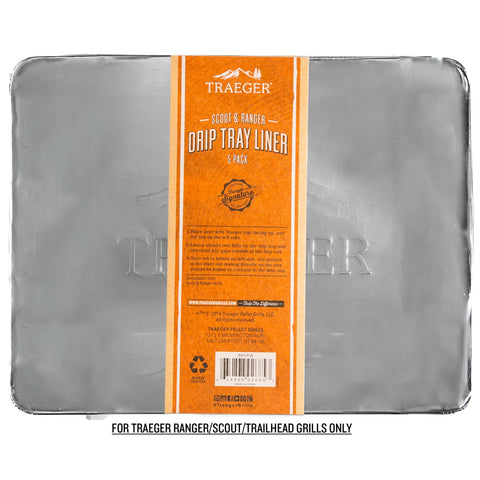 Traeger BAC458 Ranger heat-resistant aluminum drip-tray liner guards grease