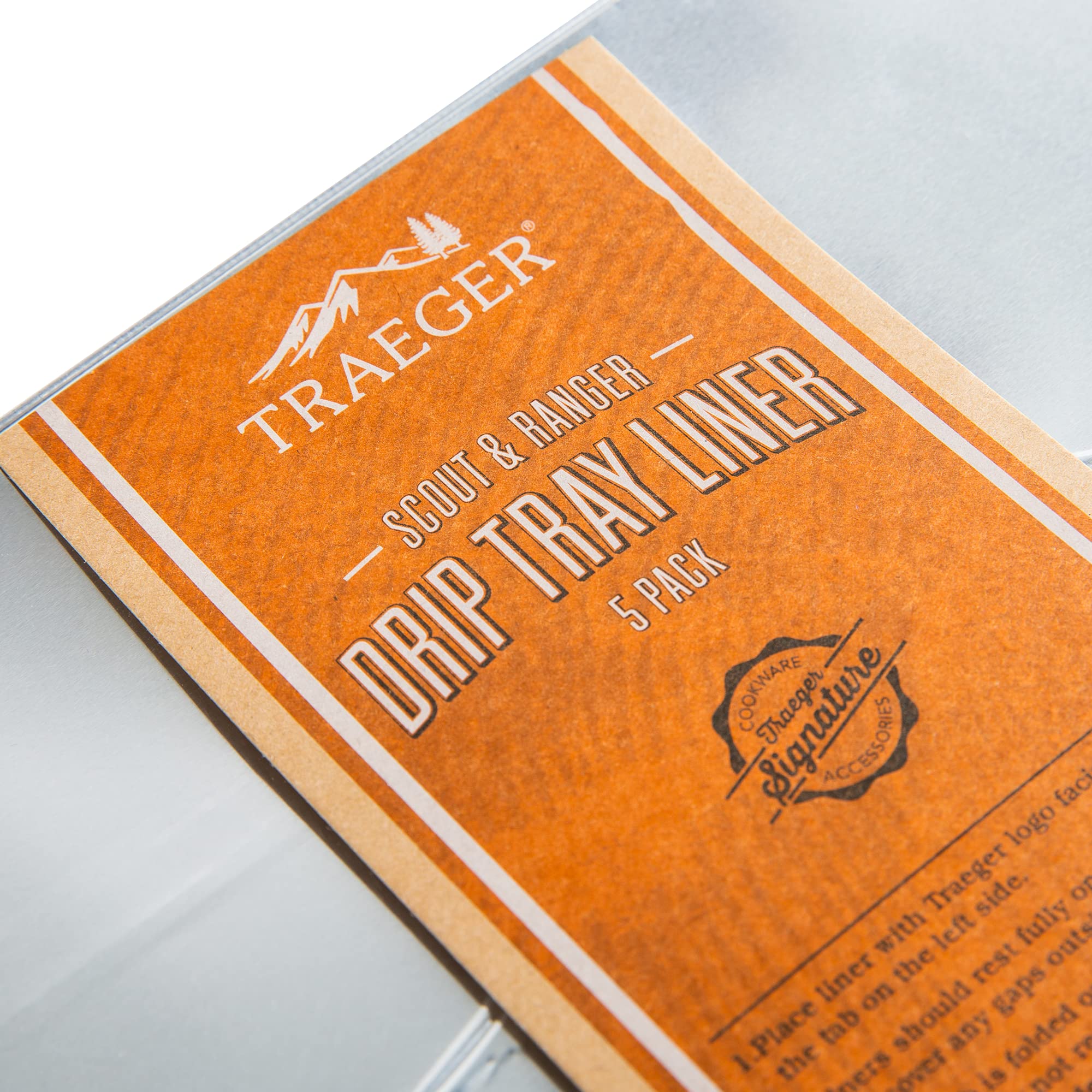 Traeger BAC458 Scout drip-tray liner simplifies post-grill cleanup