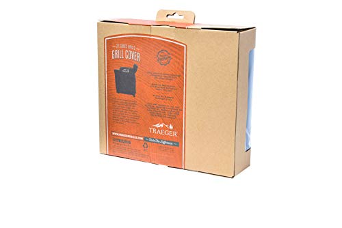 Traeger BAC503 water-resistant material keeps your Traeger grill dry after rain.