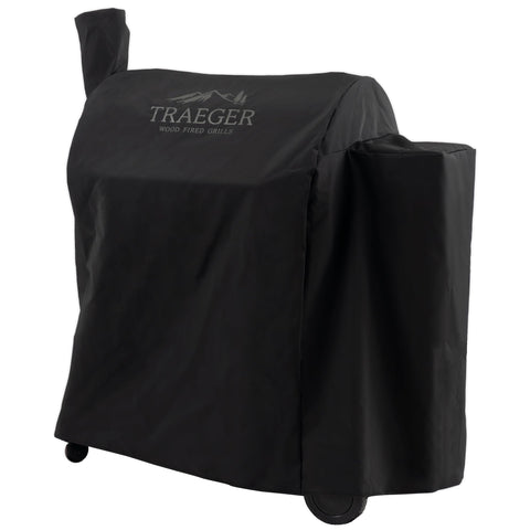 Traeger BAC504 weather-ready cover guards Pro 780 from rain, wind, and sun.