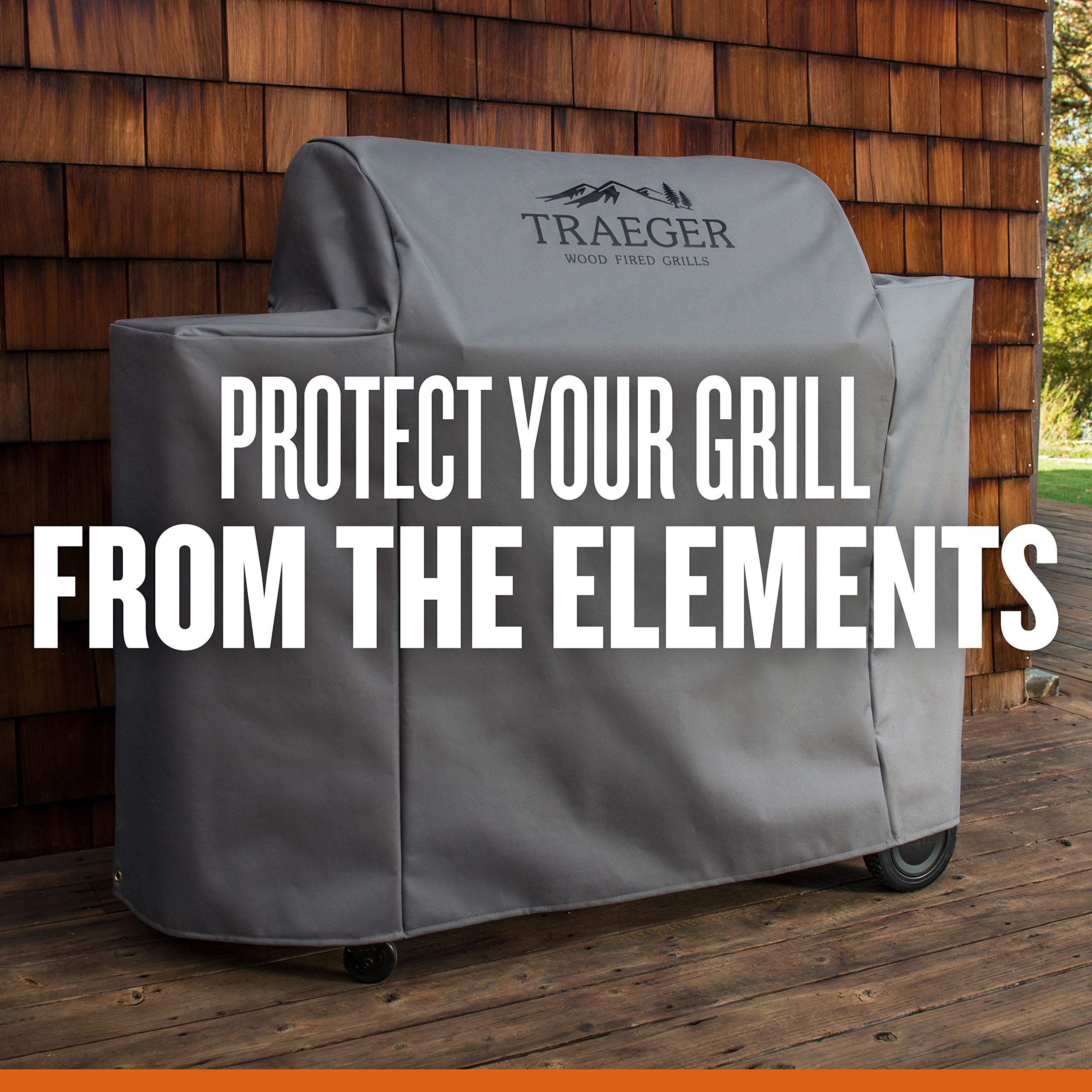 Traeger BAC513 heavy-duty all-weather material for year-round Ironwood 885 protection.