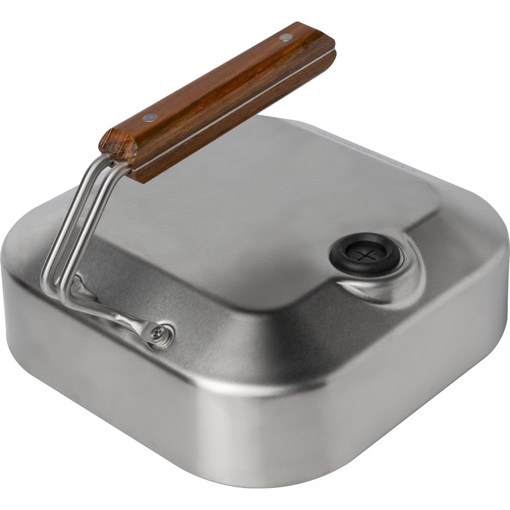 Traeger BAC734 stainless steel spatula and steam dome for durability.