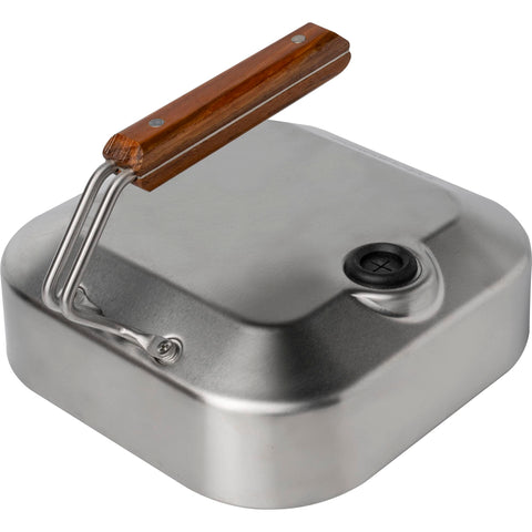 Traeger BAC734 stainless steel spatula and steam dome for durability.