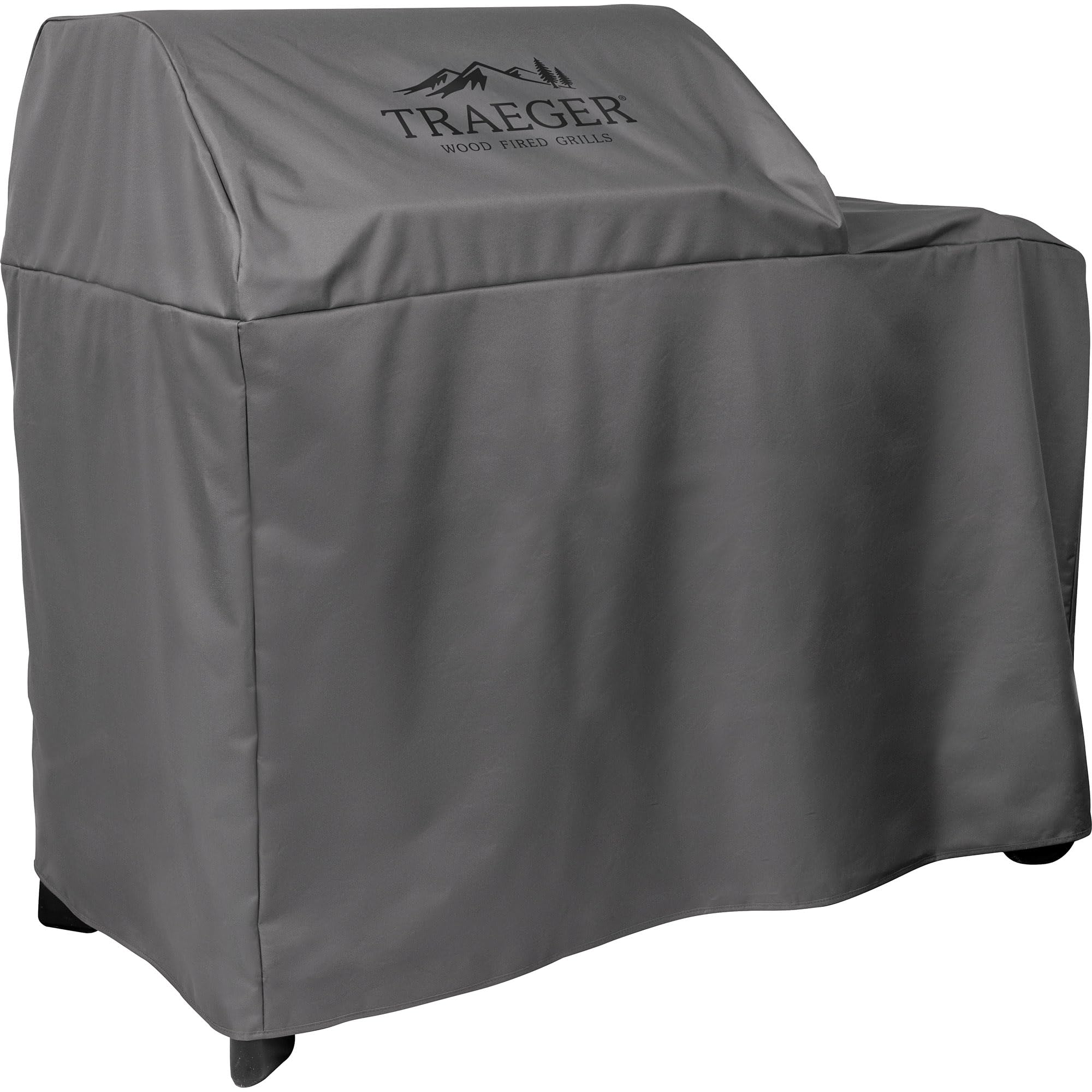 Traeger BAC761 close-up highlights durable polyester and reinforced compatibility with rails