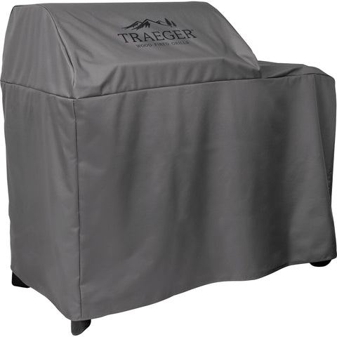 Traeger BAC761 close-up highlights durable polyester and reinforced compatibility with rails