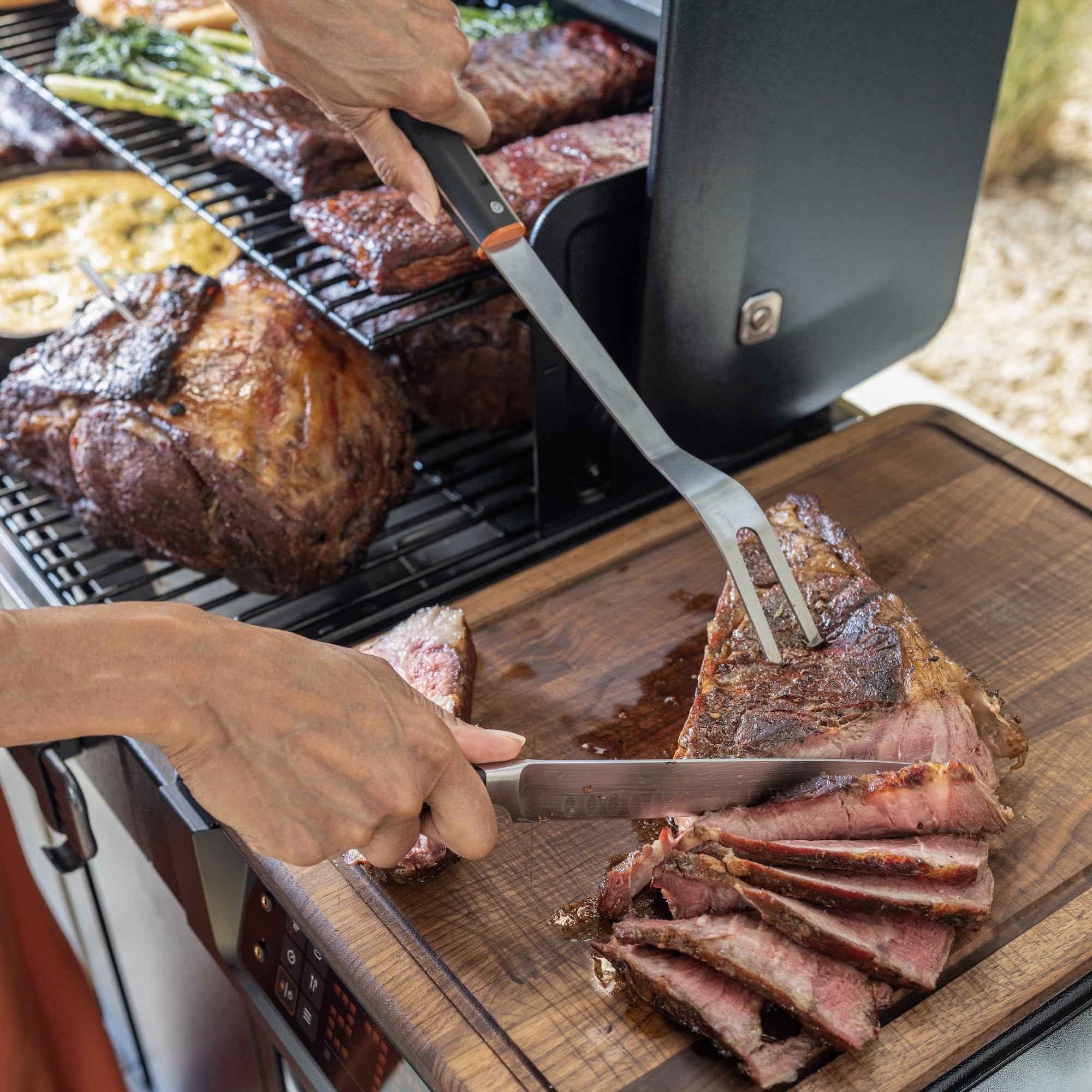 Traeger BAC791 hanging loop for convenient storage between barbecues.