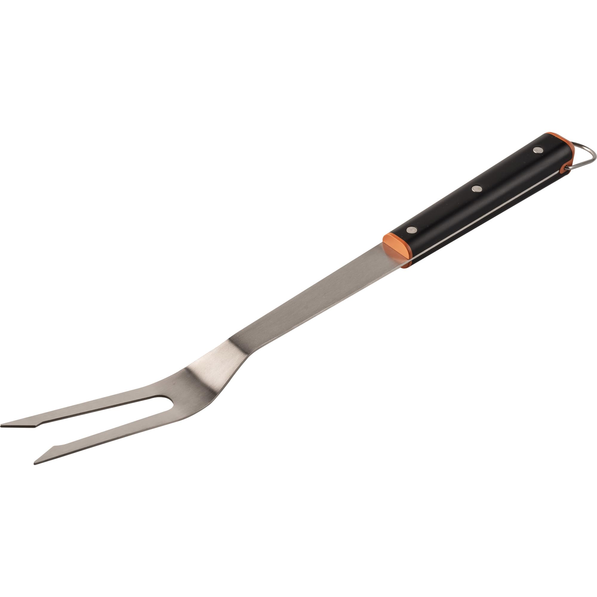 Traeger BAC791 stainless steel BBQ fork for durable grilling and precise carving.