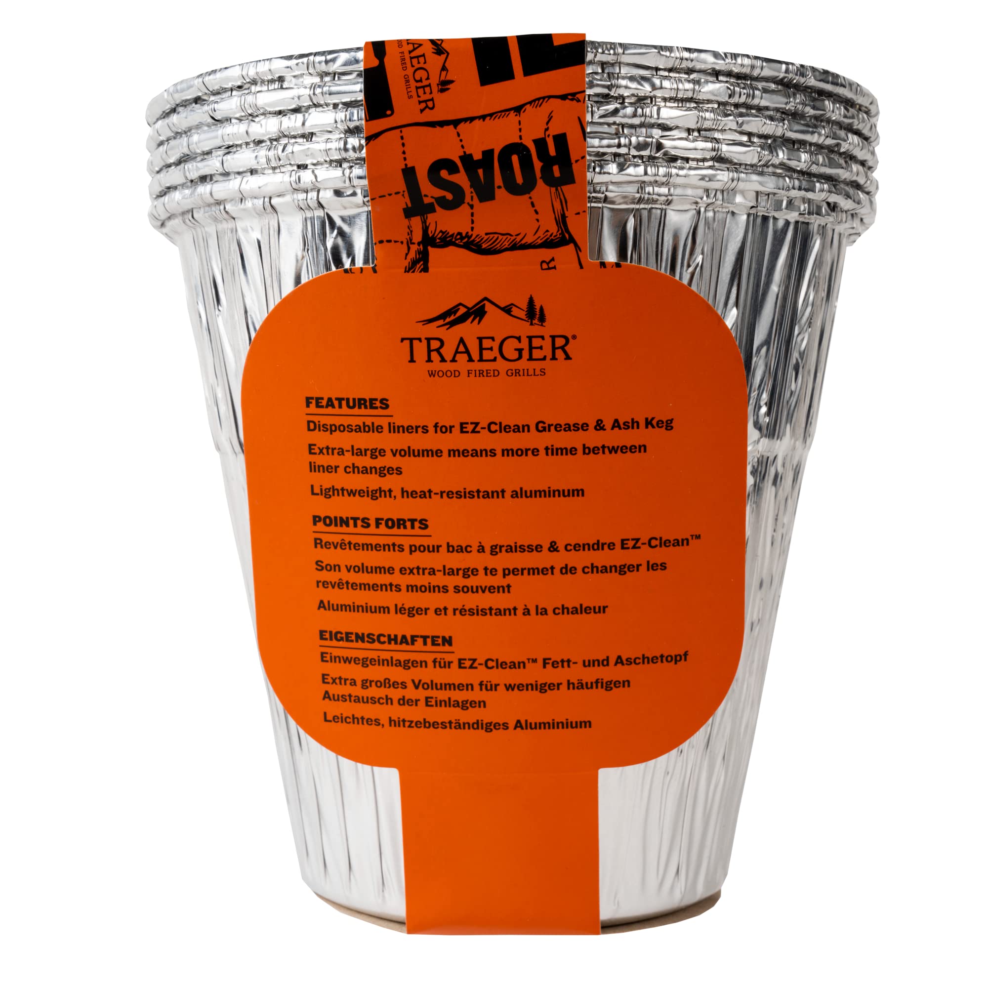 Traeger EZ-Clean disposable liners simplify post-grill cleanup and disposal.