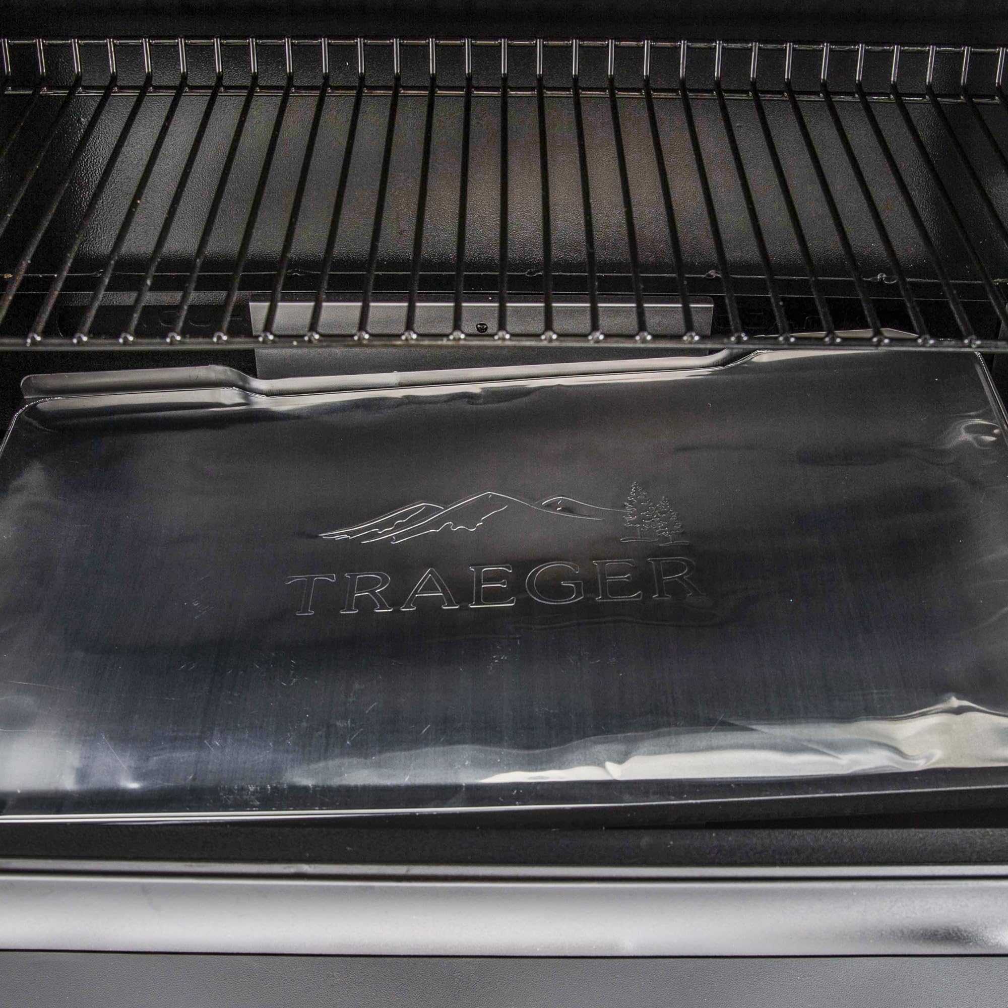 Two-step Woodridge fit with creases for flush installation on the drip pan.