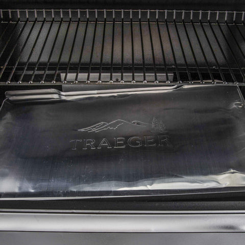 Two-step Woodridge fit with creases for flush installation on the drip pan.