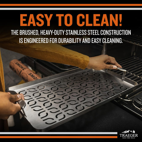 Traeger ModiFIRE tray for shrimp and small veggies grilling