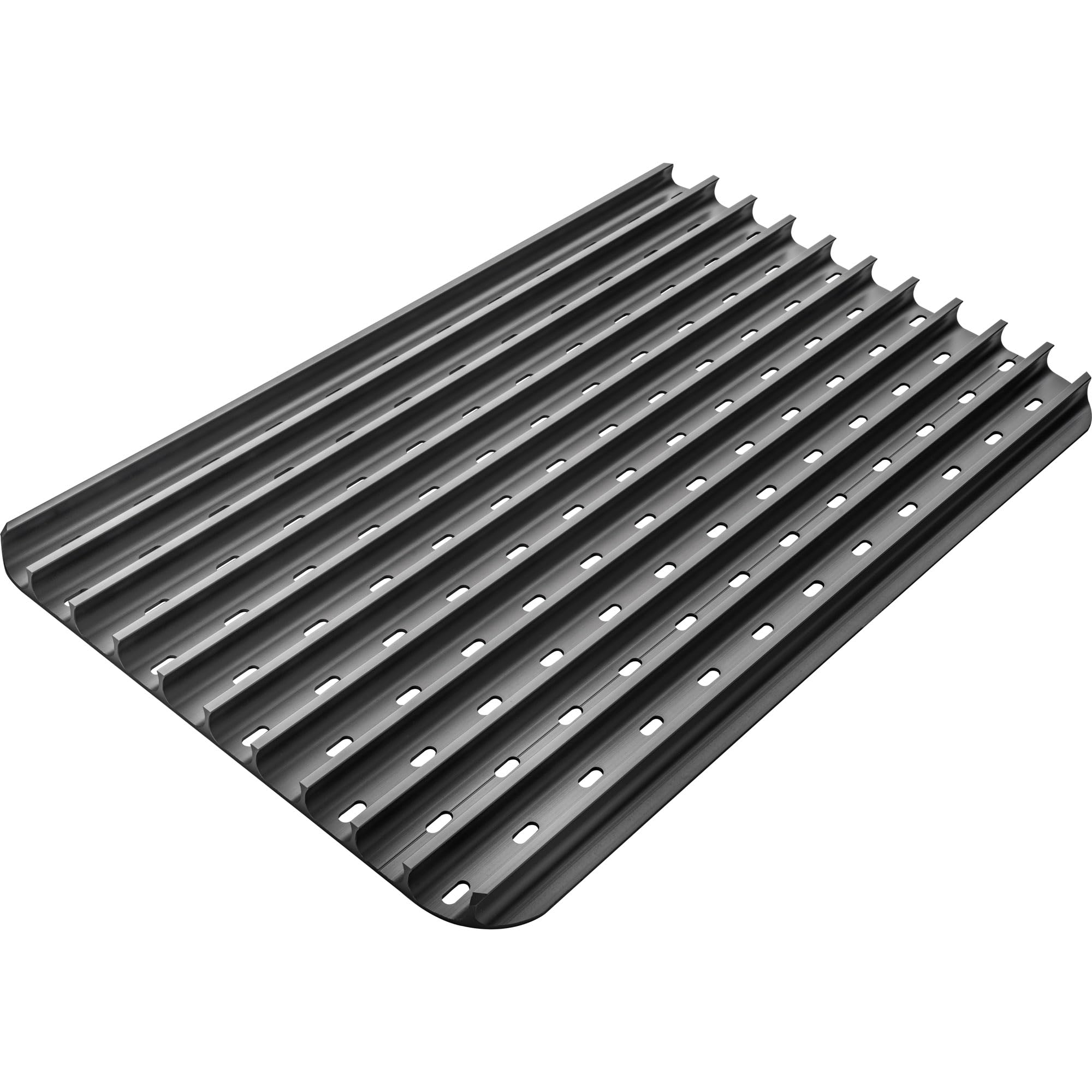 Traeger ModiFIRE sear grate on grill delivering crisp sear marks.