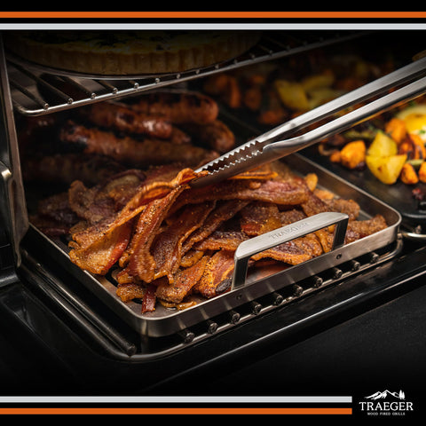 Traeger ModiFIRE tray with easy lifting handles