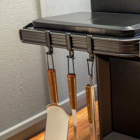 Traeger BAC643 P.A.L. rail attachments enable versatile tool storage.