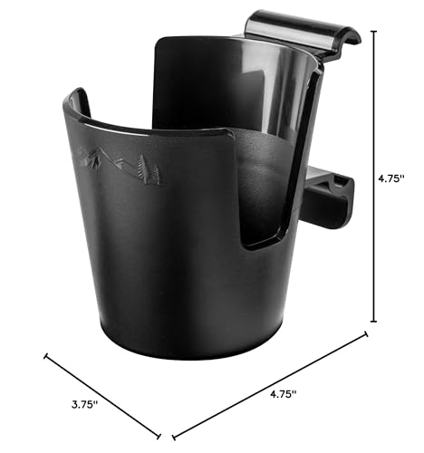 Grill setup idea with Traeger PAL cup holder integrated into the workspace