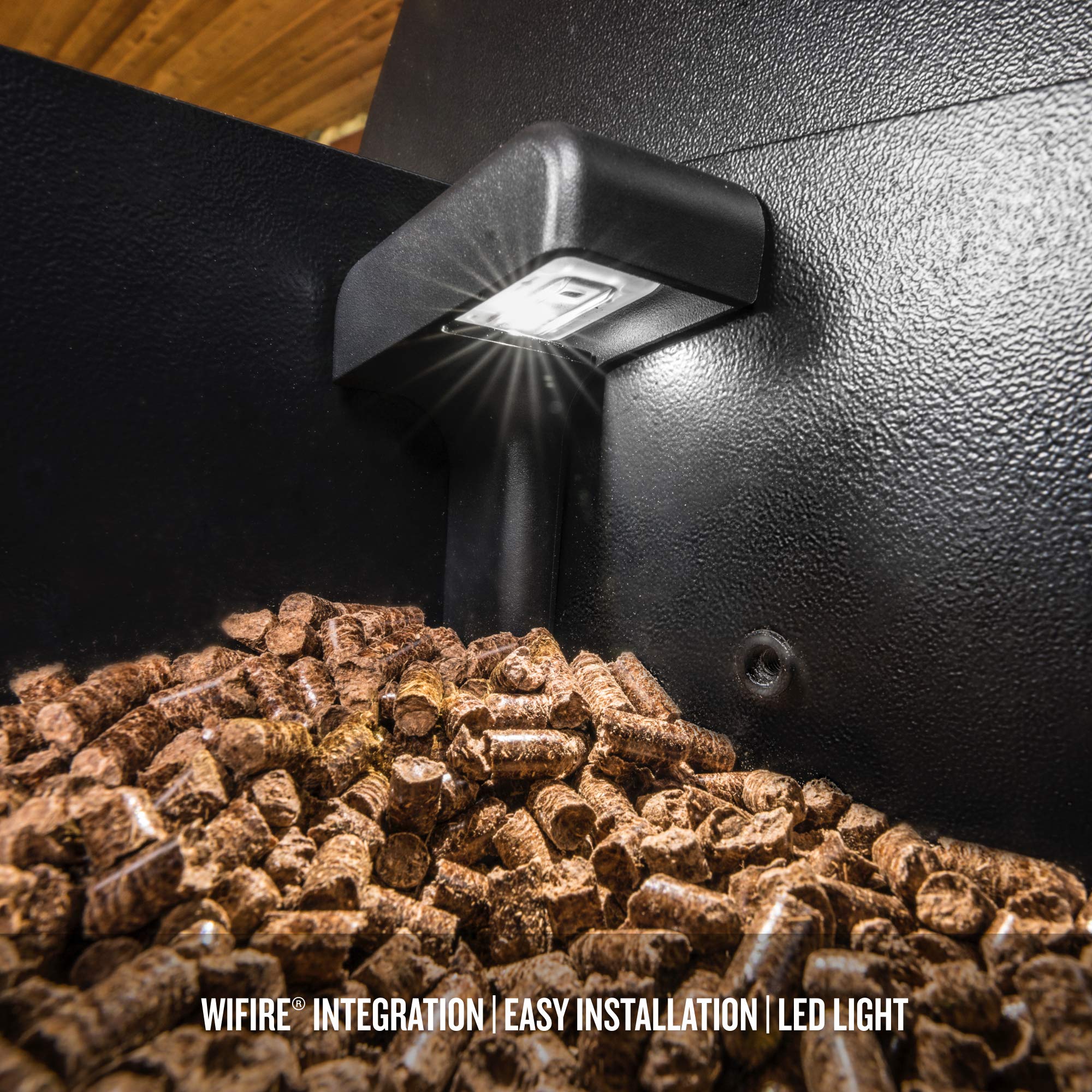 Traeger Pellet Sensor easy installation with included mounting hardware