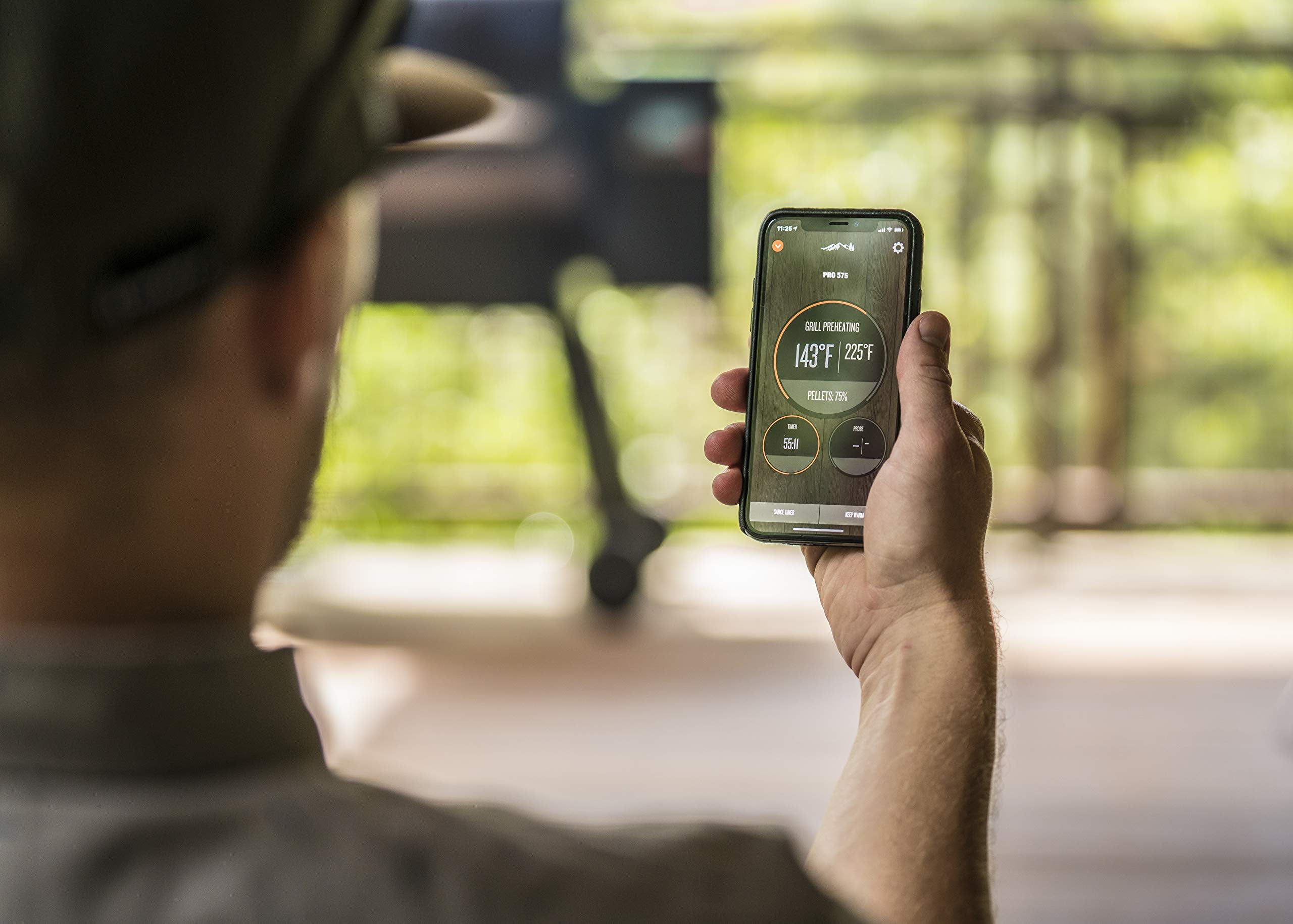 Traeger Pellet Sensor WiFi integration with compatible grills