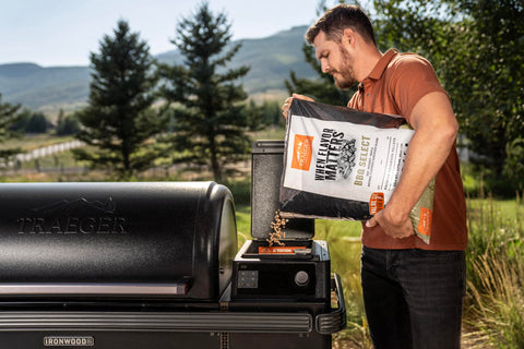 Traeger pellets pair with beef, poultry, and pork for flexible meals