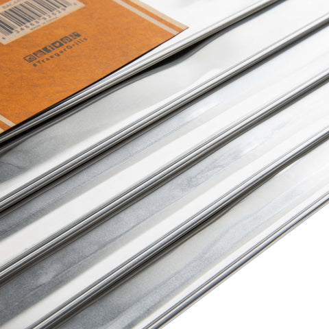 Heat-resistant aluminum liner fits Woodridge drum pan with a cut-to-fit option.