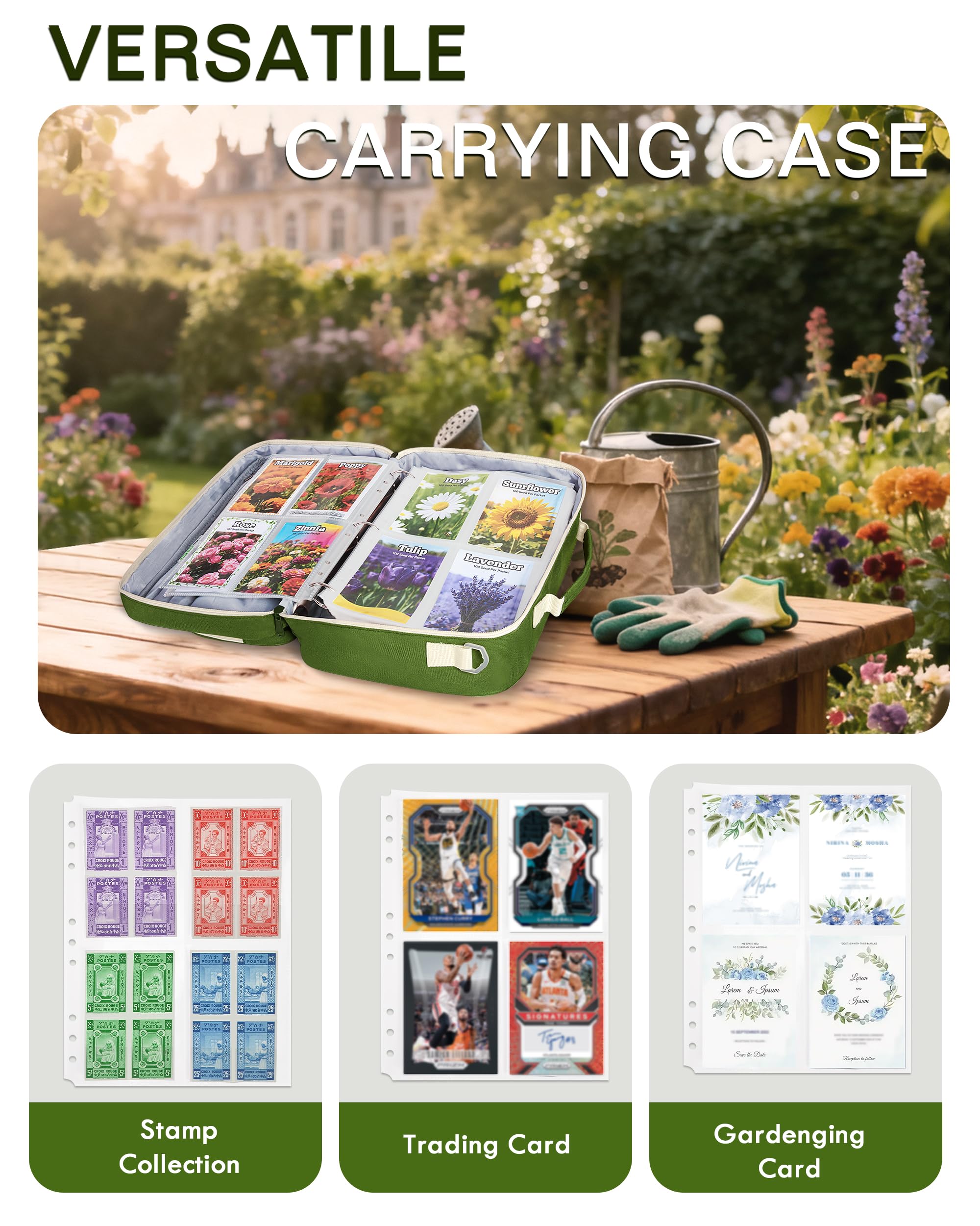 Trahzia two-way zipper and carry strap enable easy transition between home and garden.