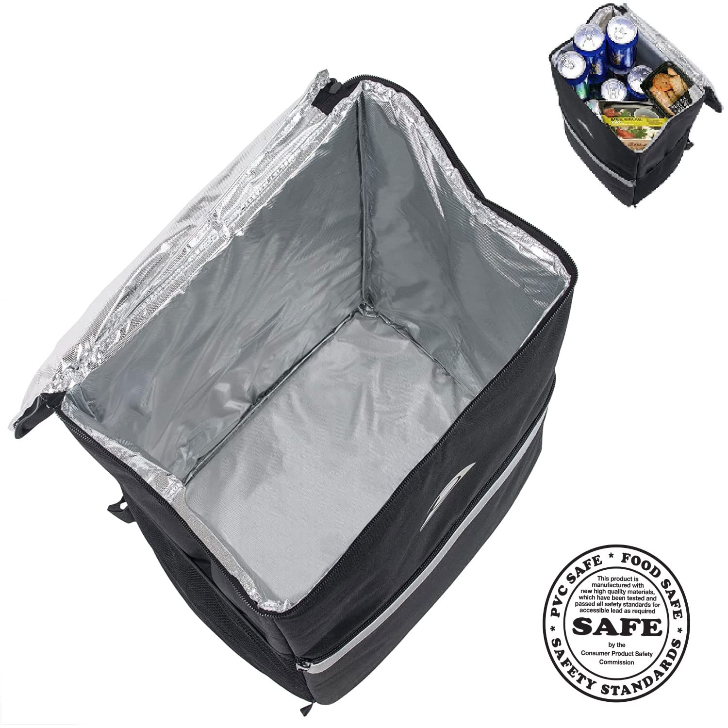 Trail maker exterior wine-pocket keeps bottles secure during transit