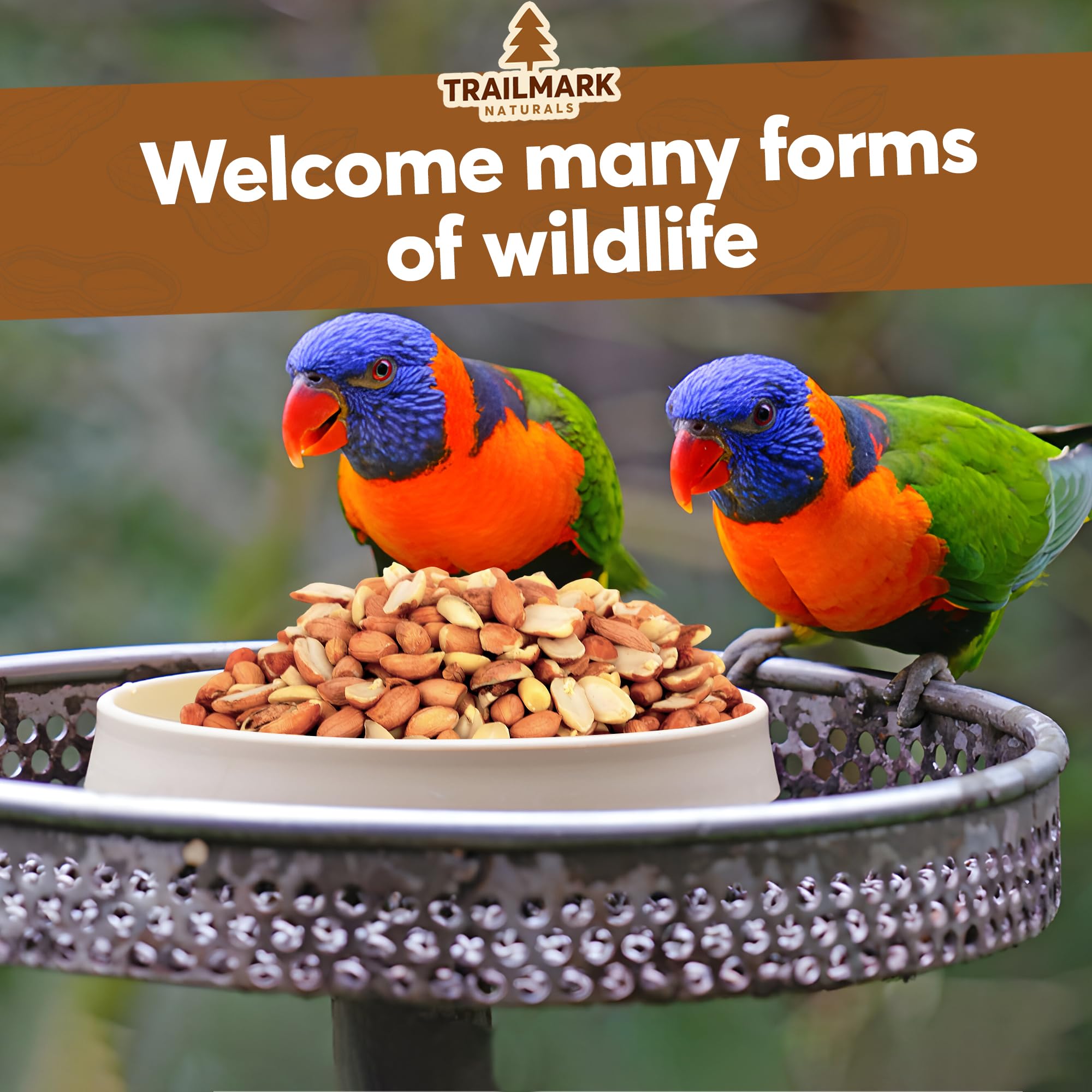 Trailmark Naturals bulk peanuts simplify regular feeding at farms and stations.
