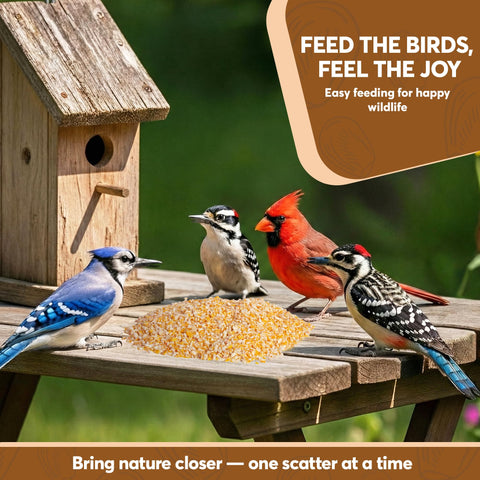 TRAILMARK Naturals cracked corn grown in USA, all-natural wildlife feed.