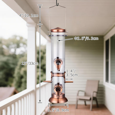TrampgiK copper outdoor feeder makes a thoughtful garden gift.