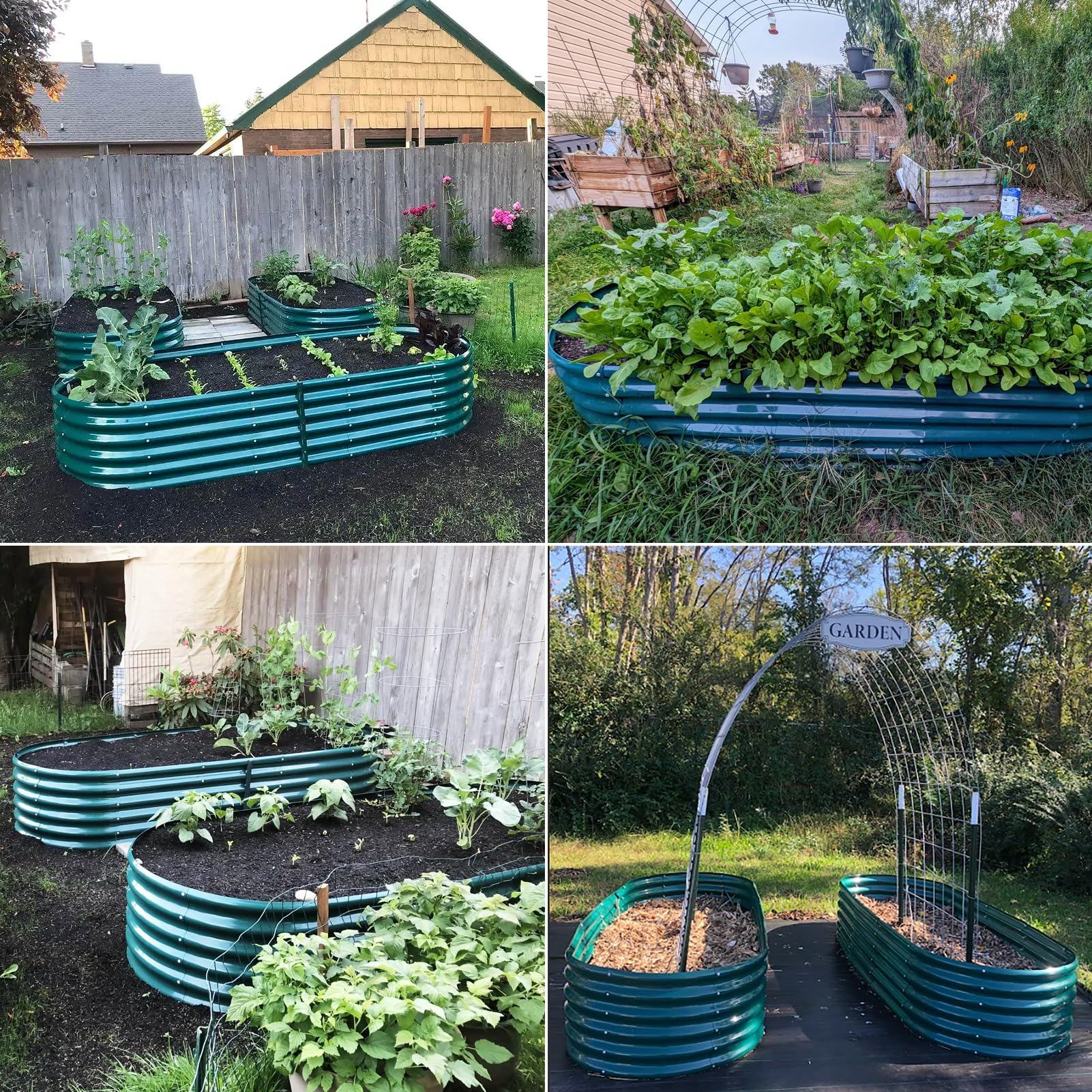Tramull 18-inch elevated bed profile supporting easy planting and harvest