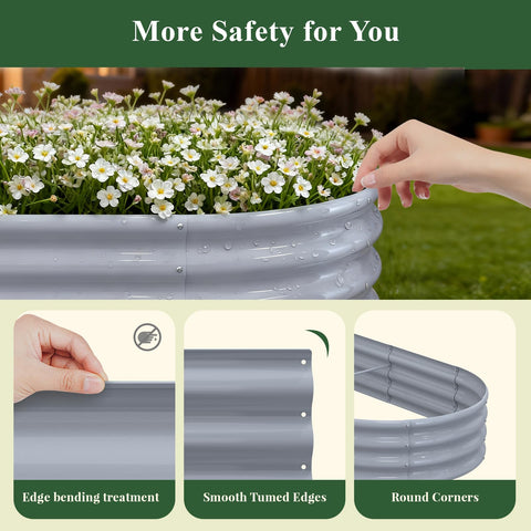 Tramull 18-inch height reduces back strain during gardening tasks