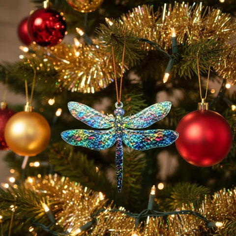 TRANGLE Window-hanging dragonfly art enhances natural light in living spaces.