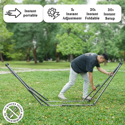 Tranquillo Uniki hammock camping-ready setup for outdoor adventures.